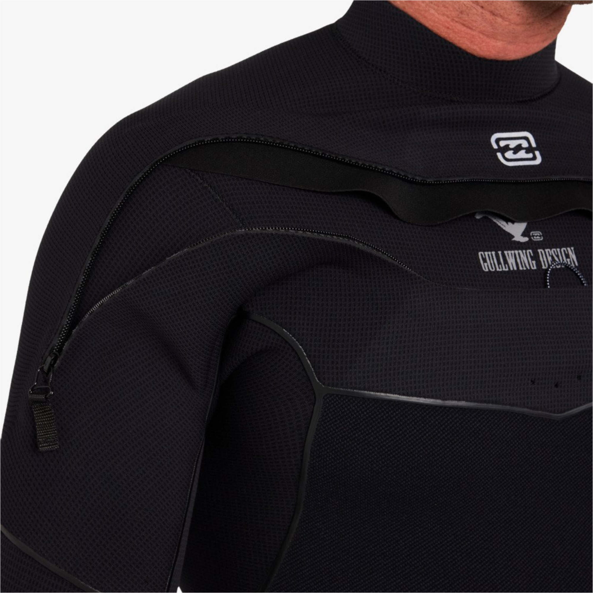 2026 Billabong Da Uomo Furnace Ultra Gullwing 5/4mm Muta ABYW100308 - Black